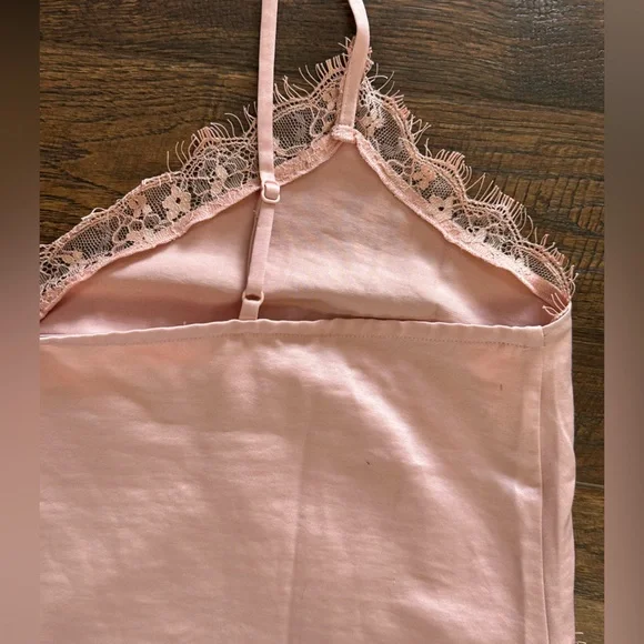 River Island Lace Detail Cami in Mauve to Cream NWT UK SZ 14 converts to US 8 ?? - Picture 11 of 14